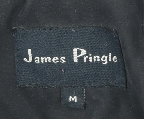 James Pringle Men's Black Quilted Jacket Medium