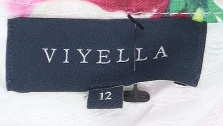 Viyella Women's Multicoloured Floral Cotton Skirt