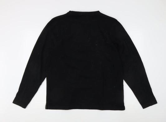 Peter Storm Men's Black Sweatshirt M Pullover Fleece