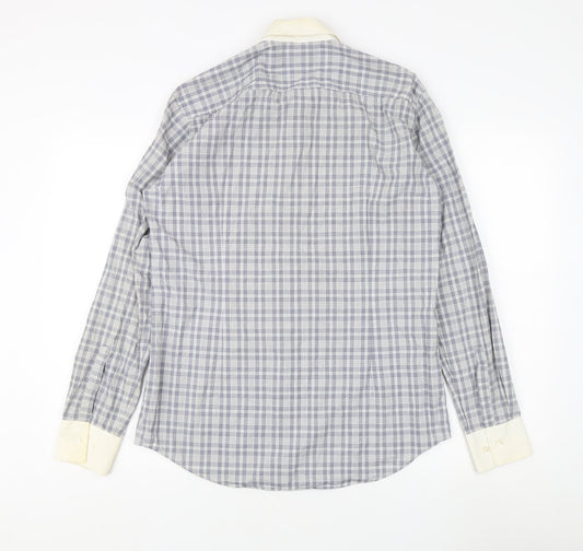 BOSS Men's Multicoloured Slim Fit Dress Shirt 39