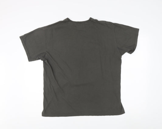 Adidas Men's Black Graphic T-Shirt L