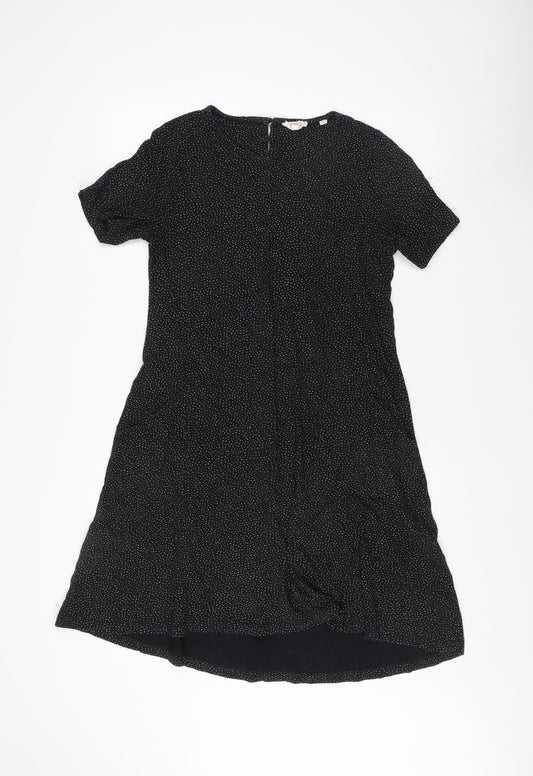FatFace Women's Black Shift Dress Size 12