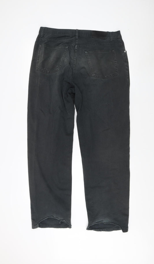 Calvin Klein Men's Black Jeans - Size 34, Stylish Denim