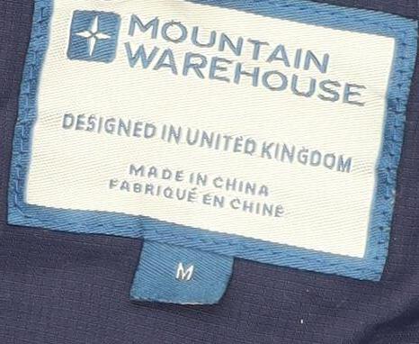 Mountain Warehouse Men's Blue Anorak Jacket M