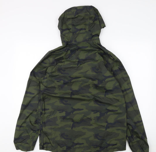 TOG24 Men's Green Camouflage Pullover Hoodie