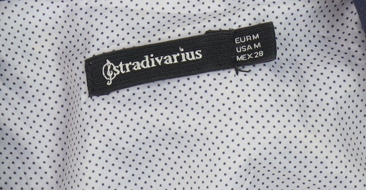 Stradivarius Women's Blue Blazer Size 12 Business Casual