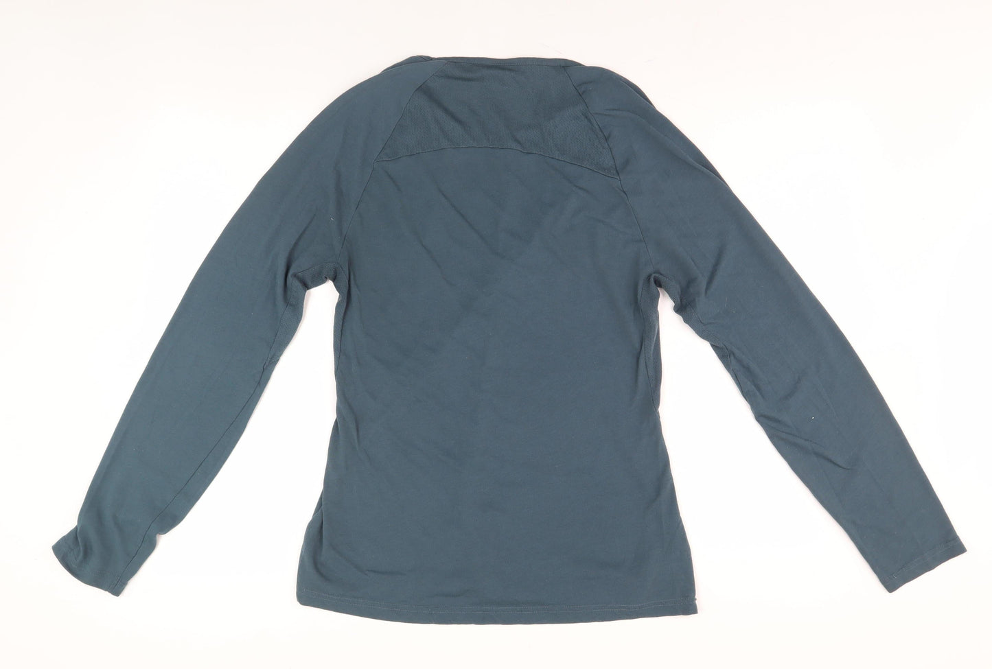 Gymshark Women's Blue Long Sleeve Gym Top XL