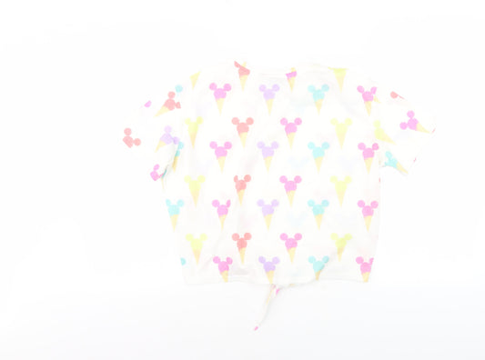 Disney Women's Multicoloured Printed T-Shirt Size 12