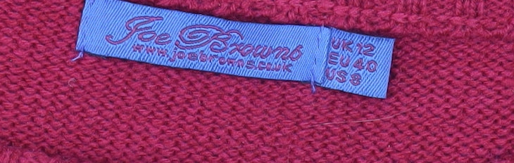 Joe Browns Women's Red Pullover Christmas Jumper Size 12