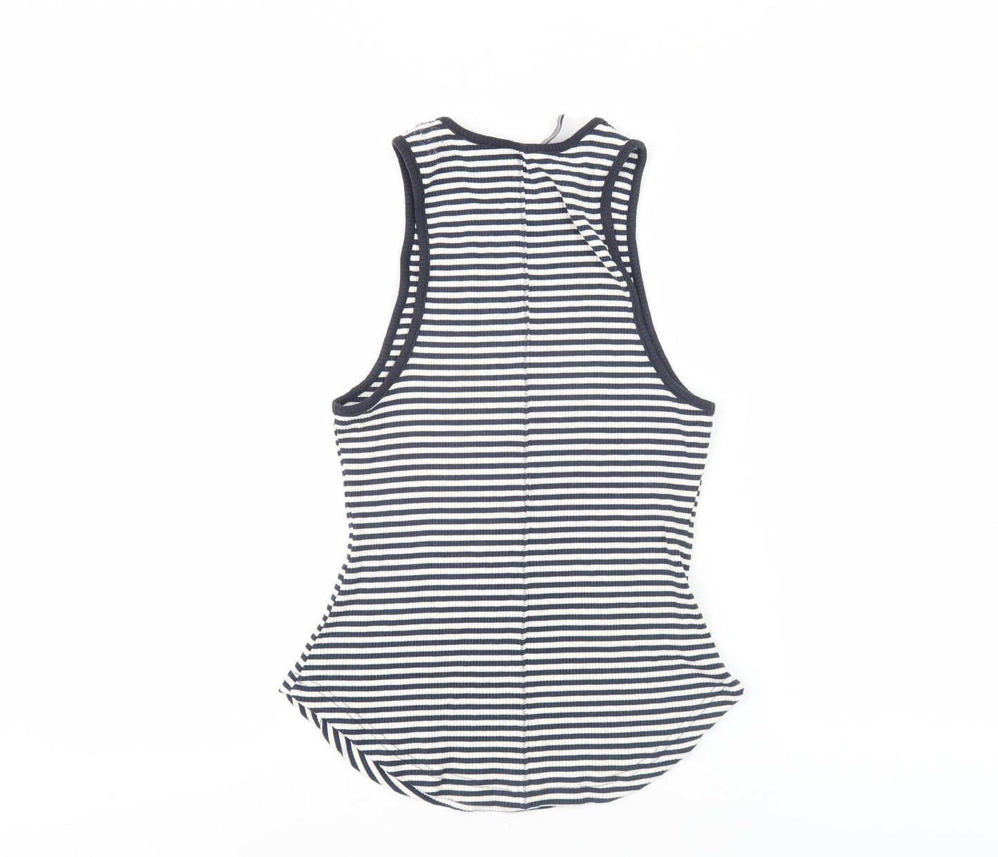 Sweaty Betty Women's Striped Tank Top, Black & White, M