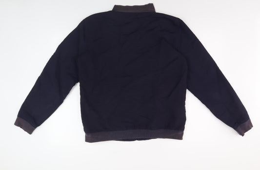 Levi's Men's Blue Bomber Jacket M, Casual Stand-Up Style