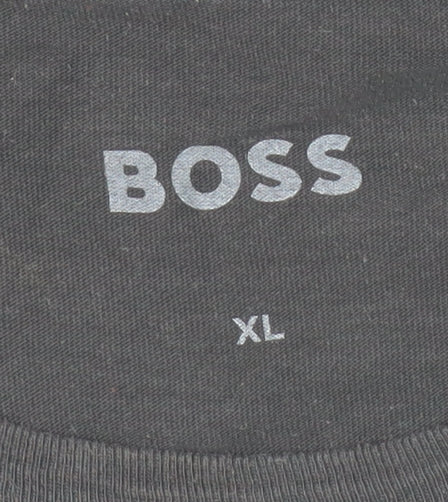 BOSS Men's Black XL Crew Neck T-Shirt