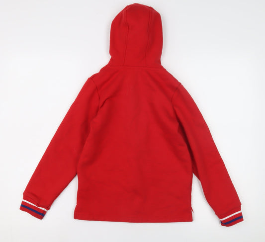 Mountain Warehouse Girls Red Full Zip Hoodie - Size 8 Years