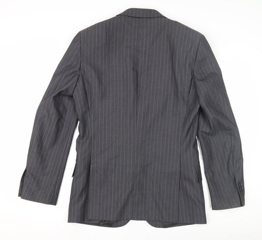 G2000 Men's Grey Pinstripe Blazer Size 48