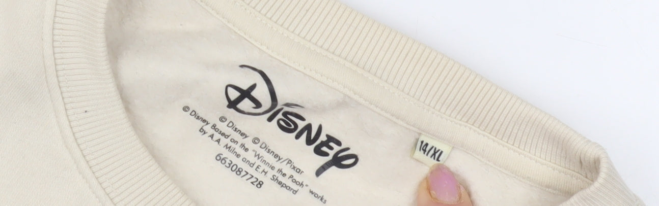 Disney Unisex Beige Pullover Sweatshirt XL
