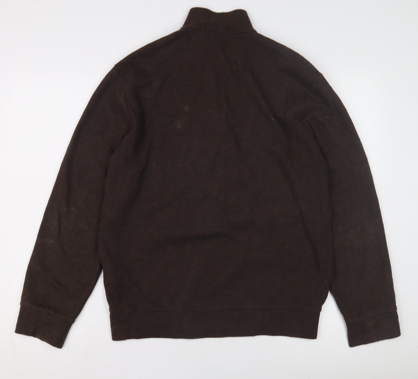 Polo Ralph Lauren Men's Brown 1/2 Zip Sweatshirt, Size S