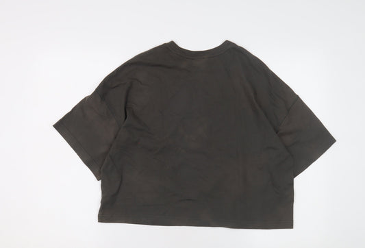 Puma Unisex Adults Black XS Crew Neck T-Shirt