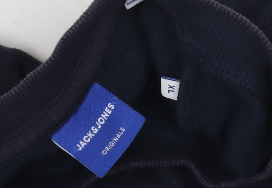 Jack & Jones Men's Black XL Pullover Sweatshirt