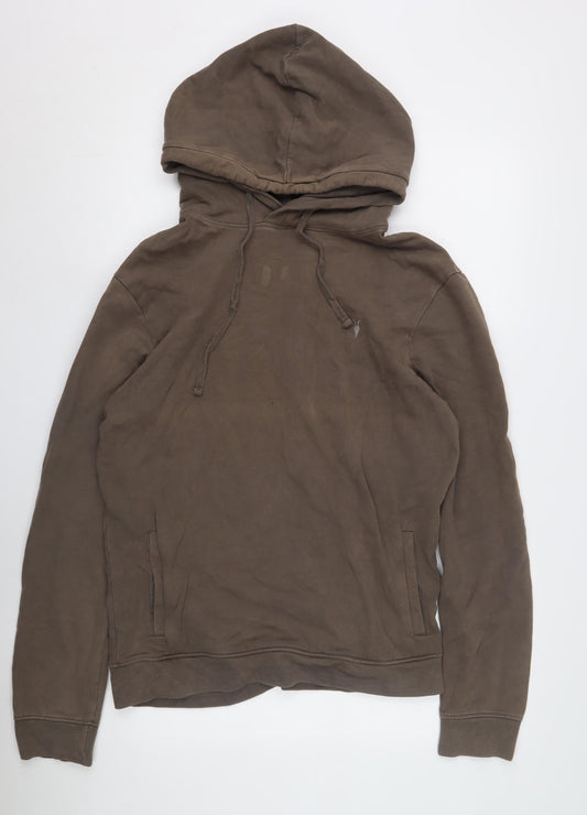 AllSaints Men's Brown Pullover Hoodie S