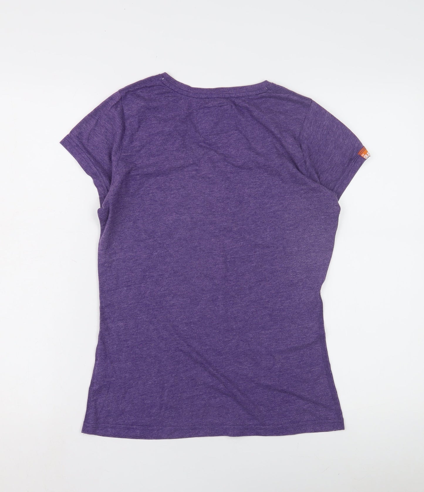 Superdry Womens Purple Jersey T-Shirt Medium