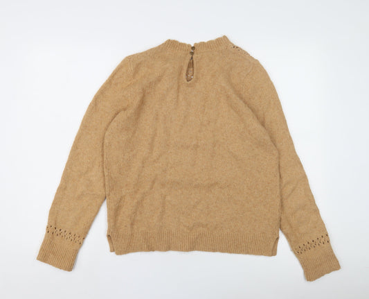 Fat Face Women's Beige Knit Pullover Jumper UK 10