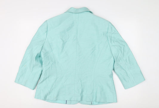 Eastex Women's Green Blazer Size 14 Formal Jacket