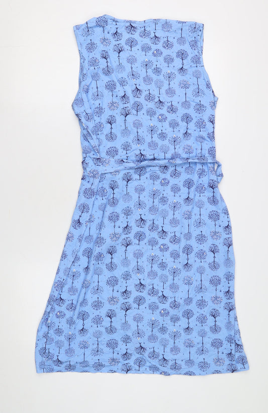 Joe Browns Women's Blue Floral Sleeveless Dress