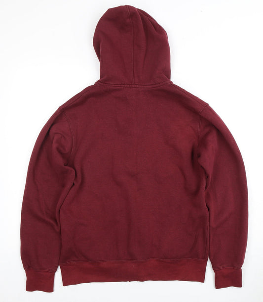 Pierre Cardin Men's Red Full Zip Hoodie, Size L