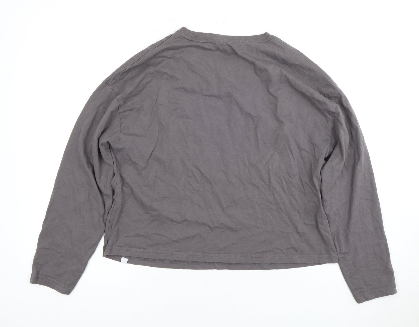 Animal Womens Grey Long Sleeve Cotton T-Shirt