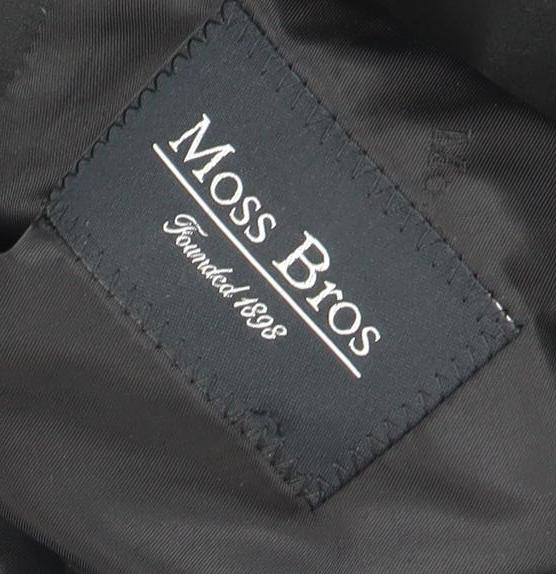 Moss Bros Men's Black Tuxedo Blazer 40R Formal Jacket