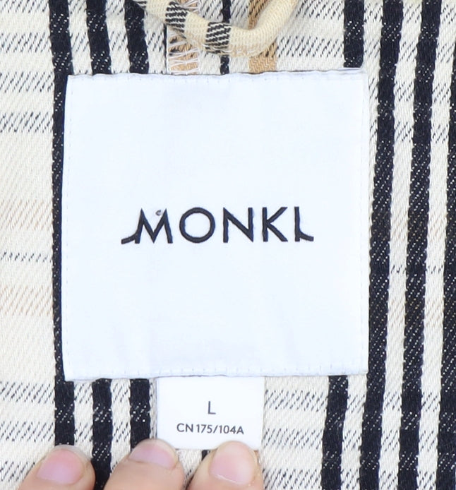Monki Women's Multicoloured Check Button-Up L