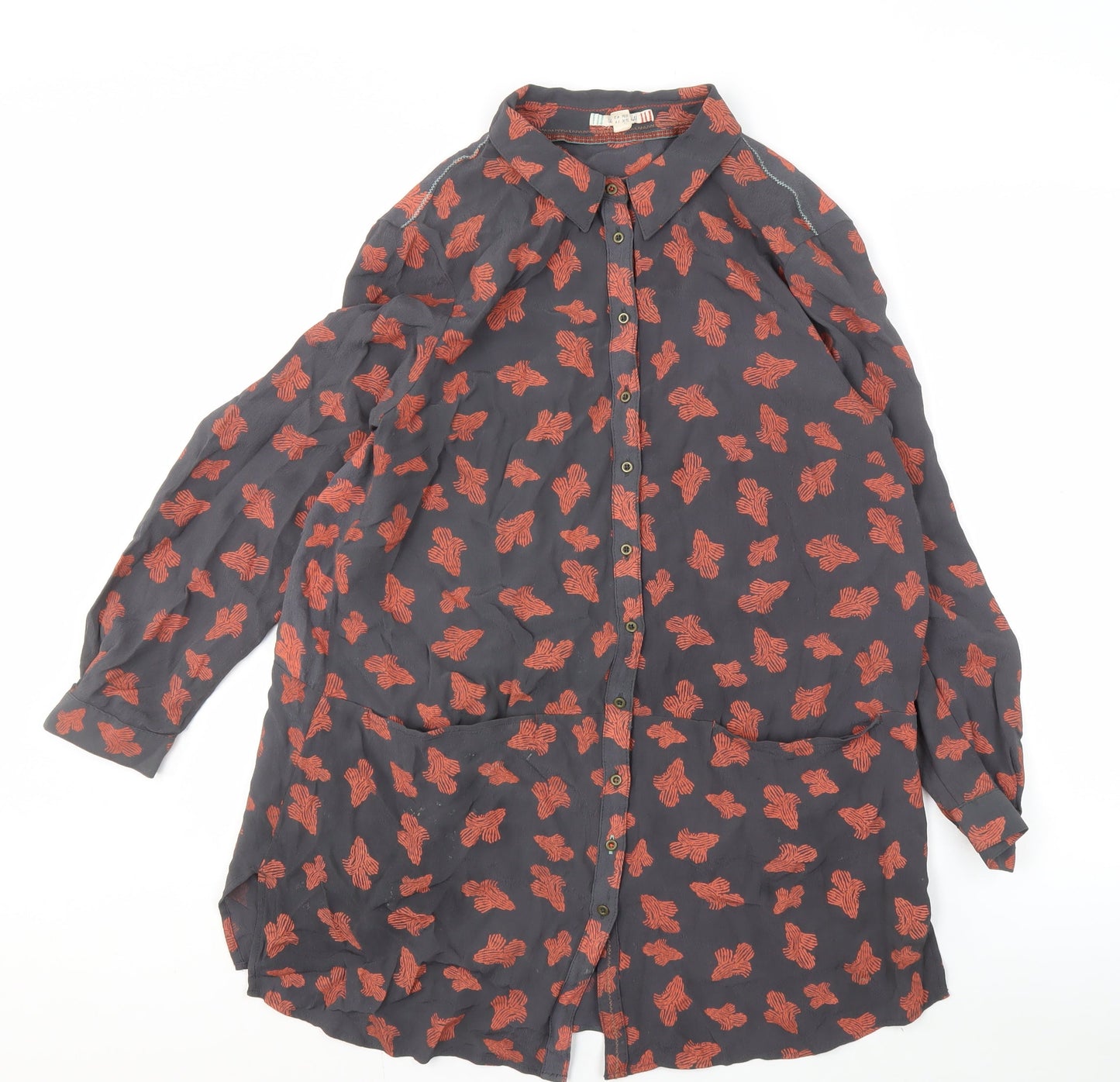 White Stuff Women's Multicoloured Button-Up Shirt