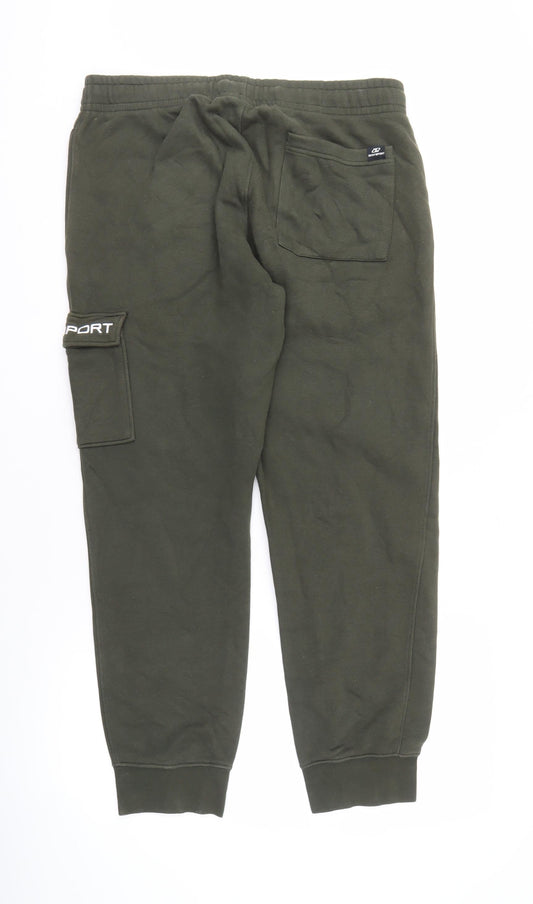 DKNY Sport Men's Green XL Jogger Trousers - Athleisure Style