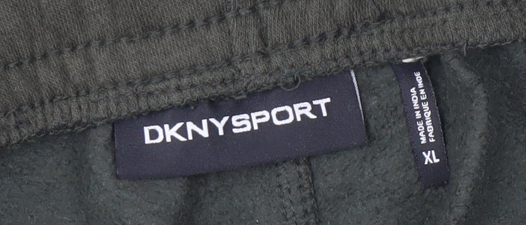 DKNY Sport Men's Green XL Jogger Trousers - Athleisure Style