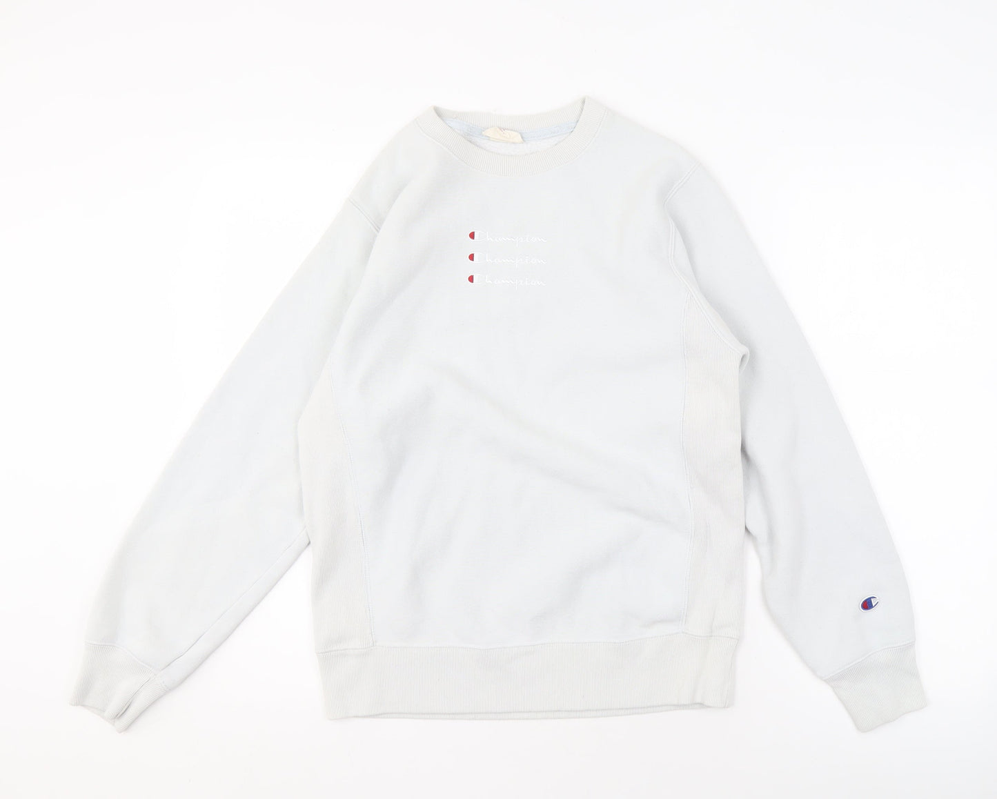 Champion Men's White Pullover Sweatshirt S