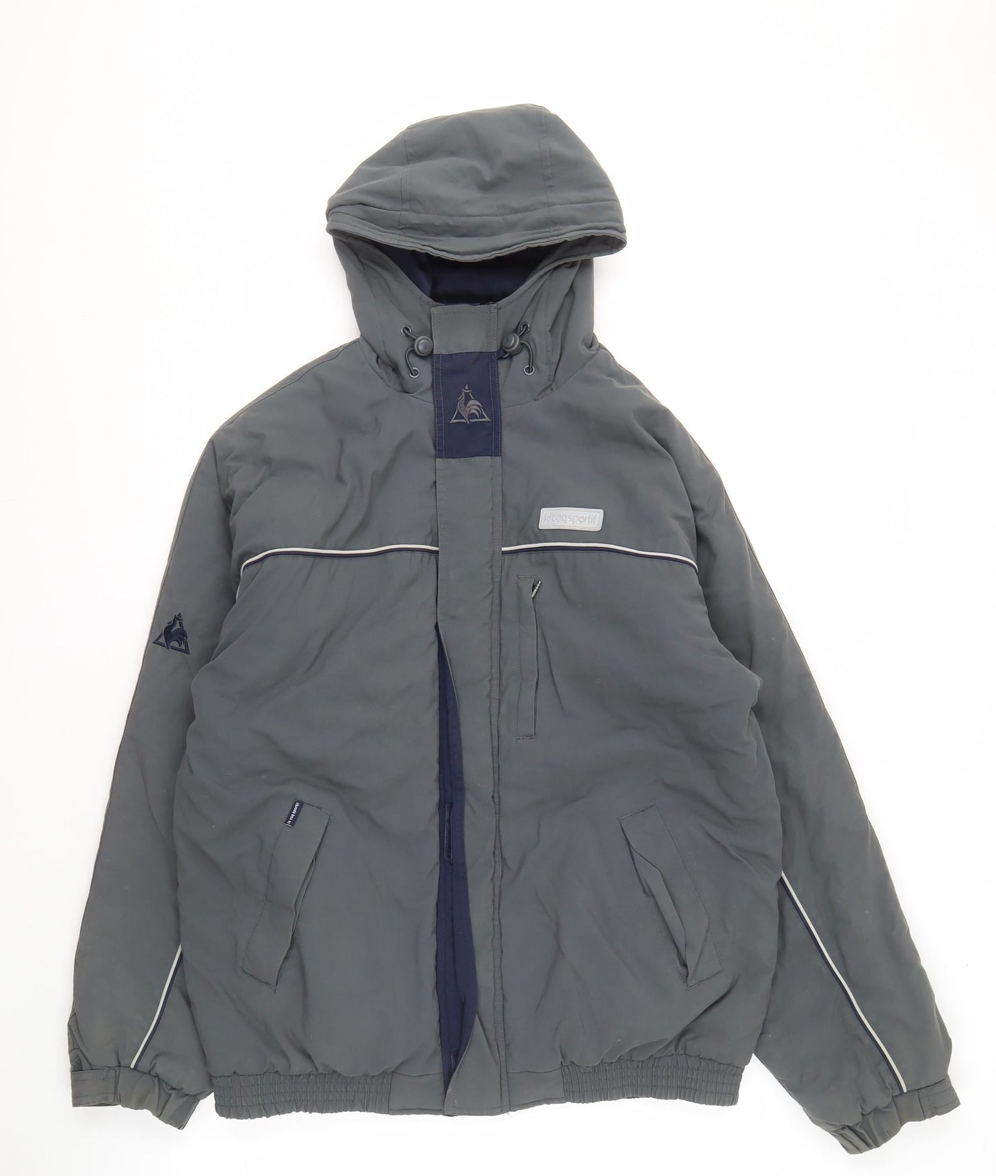 Le Coq Sportif Grey Men's Puffer Jacket M