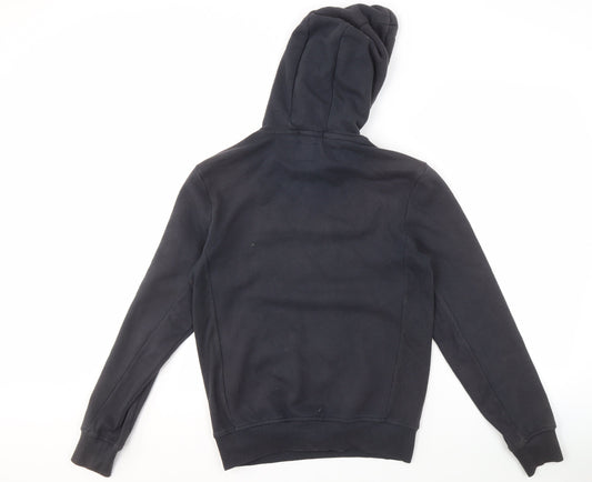 Farrell Men's Black S Pullover Hoodie with Logo