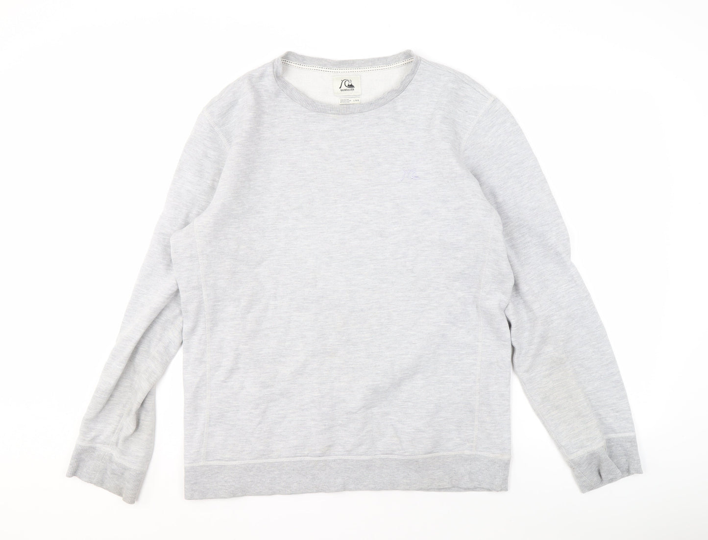 Quiksilver Unisex Adults Grey Pullover Sweatshirt L