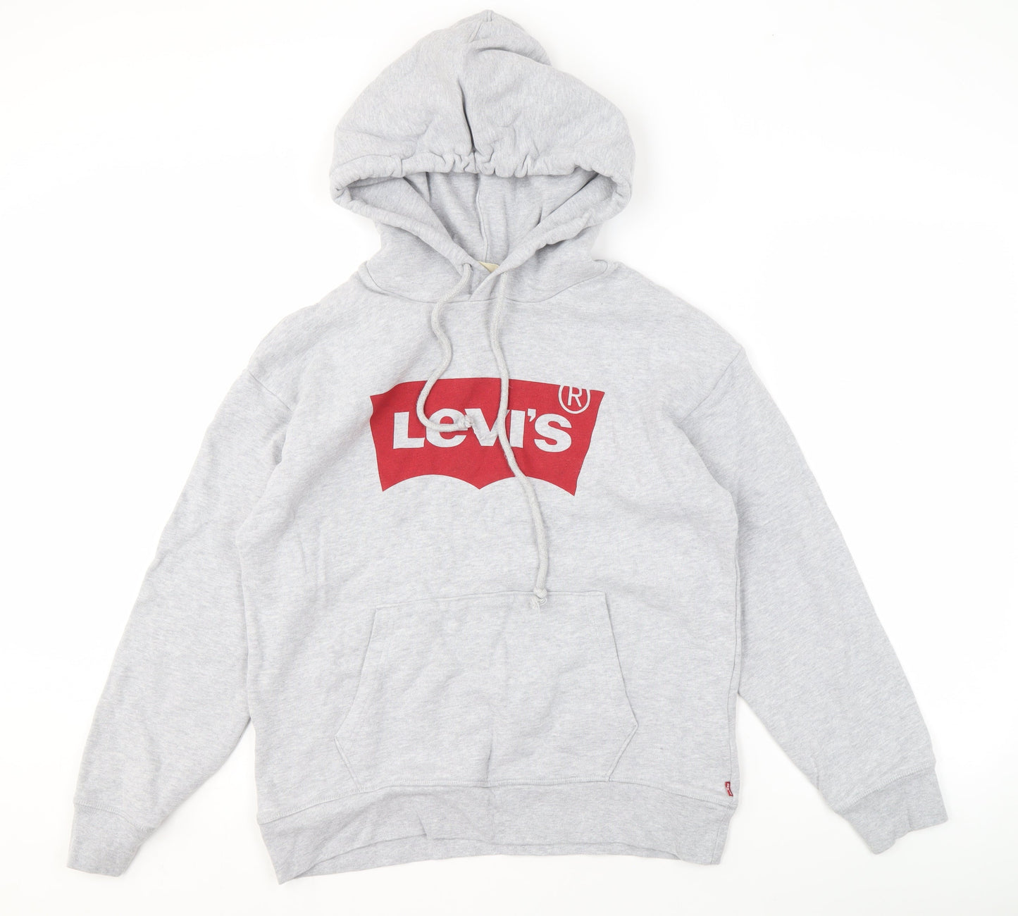 Levi's Men's Grey Logo Pullover Hoodie, Size S