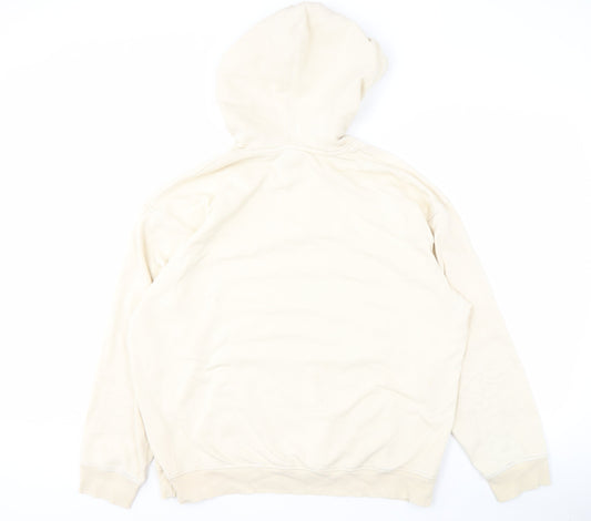 Levi's Men's Beige Hoodie, Size L, Relaxed Fit