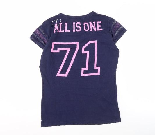 Hard Rock Cafe Teens Blue Music T-Shirt S