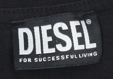 Diesel Men's Black XL Logo T-Shirt
