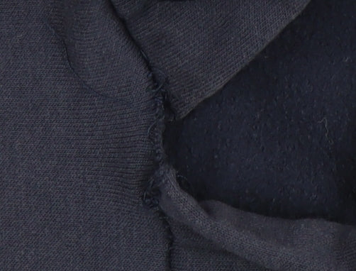 FILA Men's Blue Pullover Hoodie - L, Hooded, Logo