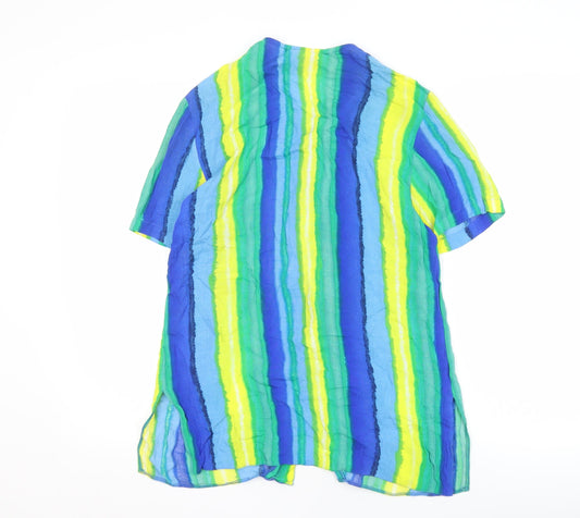 Womens UK Size 10 The Edinburgh Collection Multicoloured Blouse