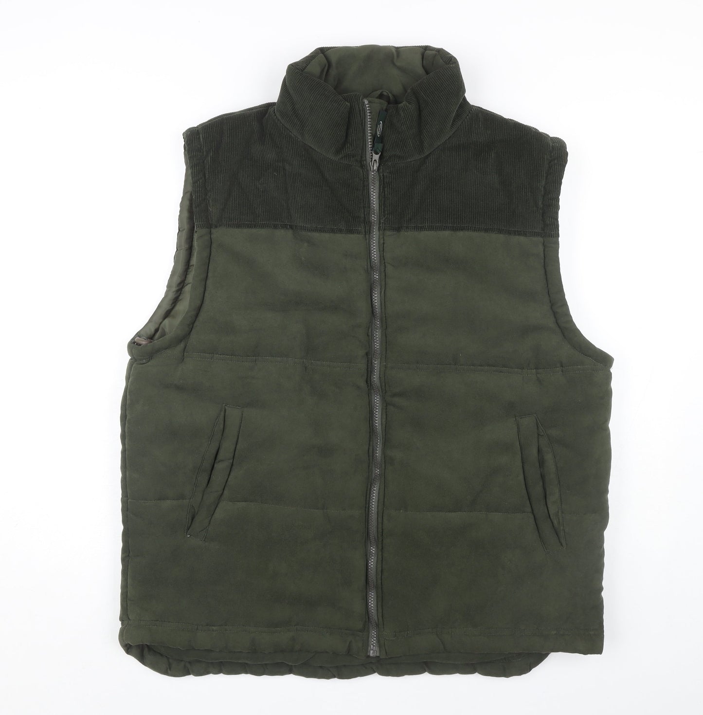 Champion Men's Green Puffer Vest L