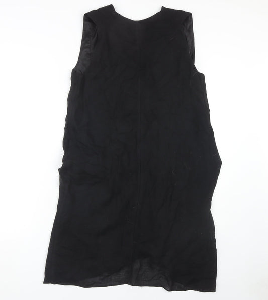 By Malene Birger Women's Black Midi Shift Dress Size 6