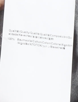 BOSS Men's Grey Cotton Crew Neck T-Shirt M