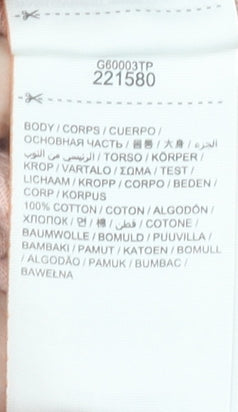 Superdry Women's Pink Cold Shoulder Embroidered Top M