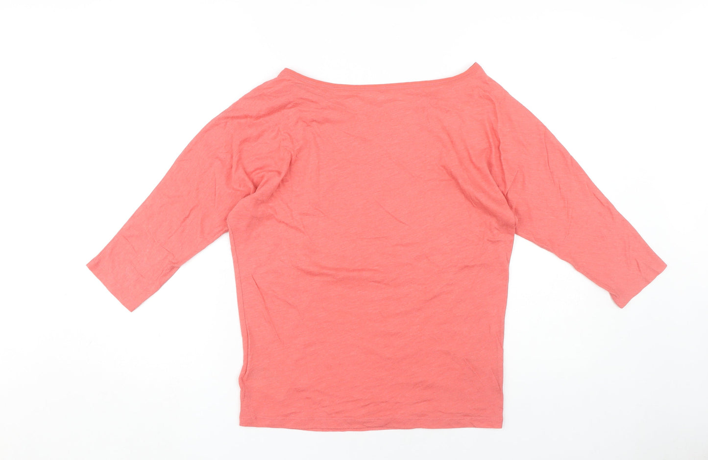 Gap Women's Pink 3/4 Sleeve Top, Size M