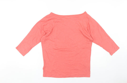 Gap Women's Pink 3/4 Sleeve Top, Size M